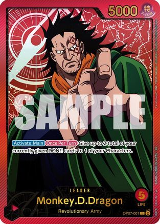 Monkey.D.Dragon (SP) (OP07-001) - Extra Booster: Anime 25th Collection Foil