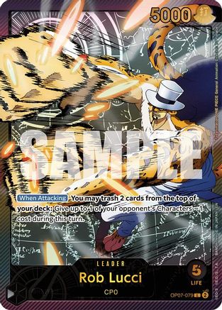 Rob Lucci (SP) (OP07-079) - Extra Booster: Anime 25th Collection Foil