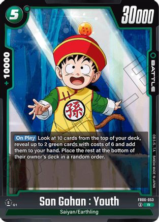 Son Gohan : Youth (FB06-053) - Rivals Clash Holofoil