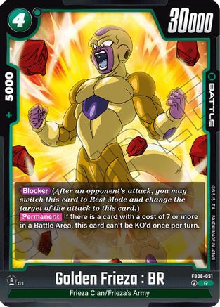 Golden Frieza : BR (FB06-051) - Rivals Clash Holofoil