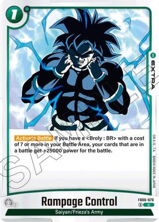 Rampage Control (FB06-070) - Rivals Clash