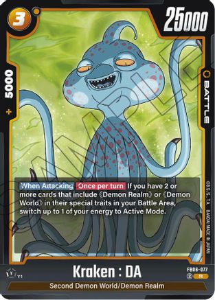 Kraken : DA (FB06-077) - Rivals Clash Holofoil