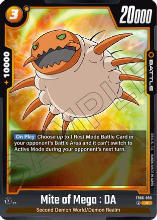 Mite of Mega : DA (FB06-090) - Rivals Clash Holofoil