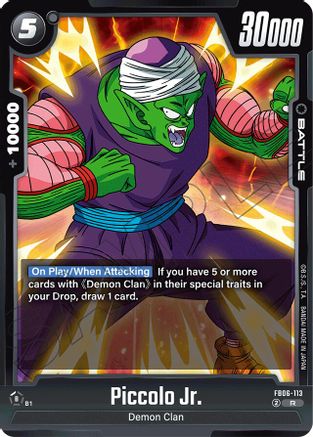 Piccolo Jr. - FB06-113 (FB06-113) - Rivals Clash Holofoil