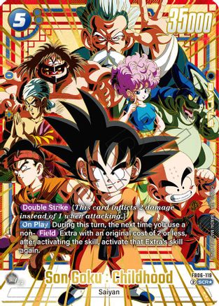 Son Goku : Childhood - FB06-119 (Super Alternate Art) (FB06-119) - Rivals Clash Holofoil