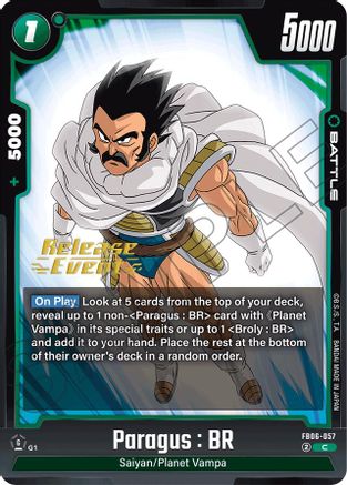 Paragus : BR - FB06-057 (FB06-057) - Rivals Clash Release Event Cards