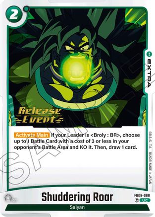 Shuddering Roar (FB06-068) - Rivals Clash Release Event Cards