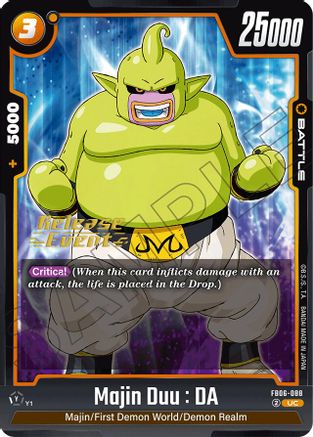 Majin Duu : DA (FB06-088) - Rivals Clash Release Event Cards
