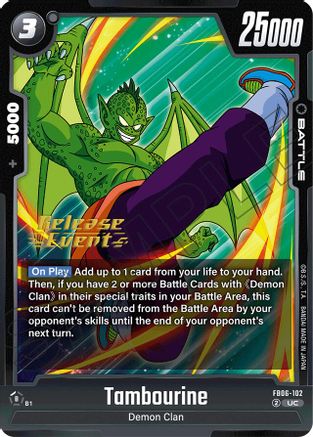 Tambourine - FB06-102 (FB06-102) - Rivals Clash Release Event Cards