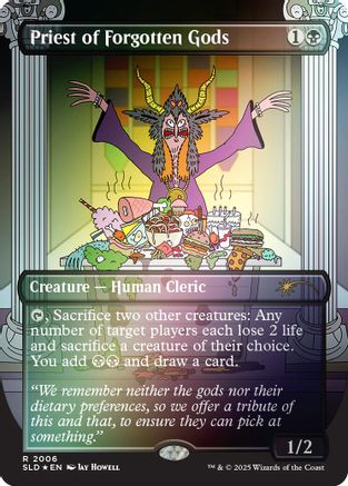 Priest of Forgotten Gods (Rainbow Foil) (SLD-2006) - Secret Lair Drop Series Foil