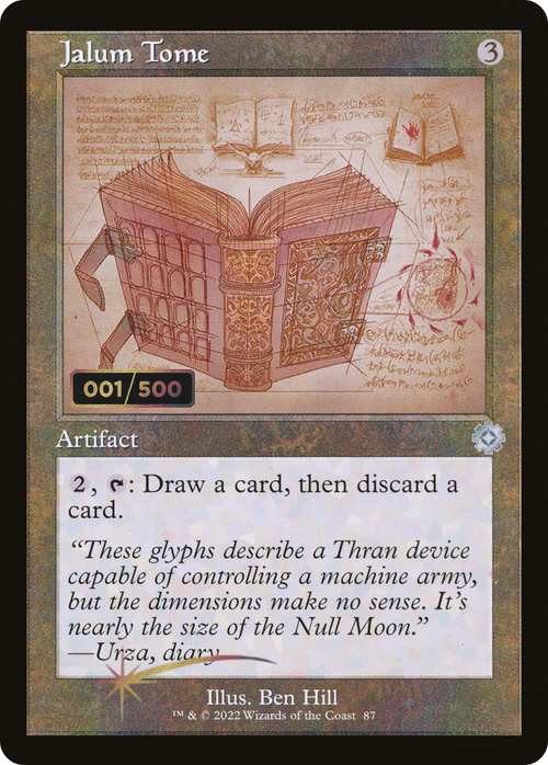 Jalum Tome (Schematic) (Serial Numbered) (BRR-087) - The Brothers' War Retro Artifacts Foil
