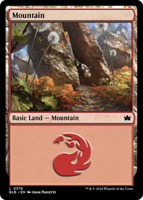 Mountain (0376) (BLB-376) - Bloomburrow Foil