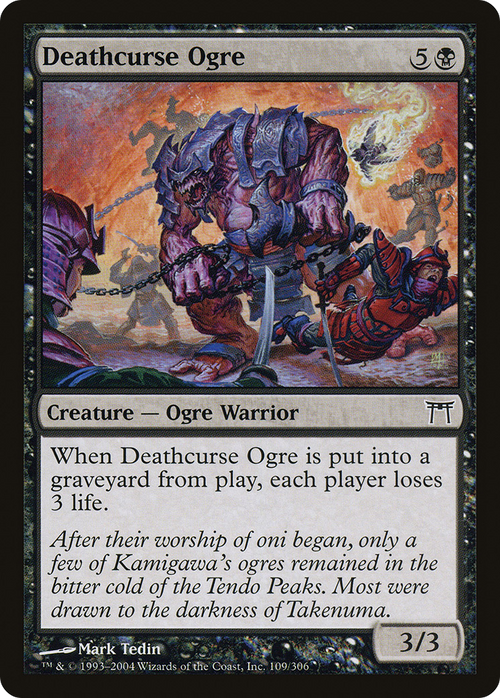 Deathcurse Ogre (CHK-109) - Champions of Kamigawa Foil
