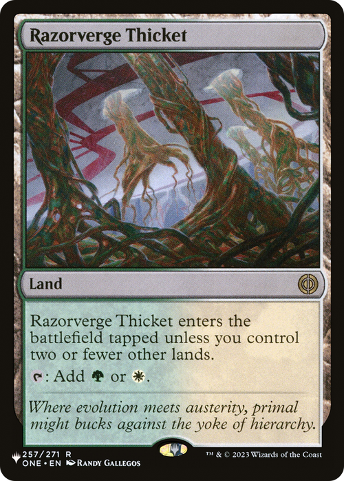 Razorverge Thicket (LIST-257/271) - The List Reprints