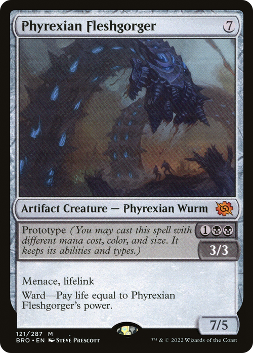 Phyrexian Fleshgorger (BRO-121) - The Brothers' War
