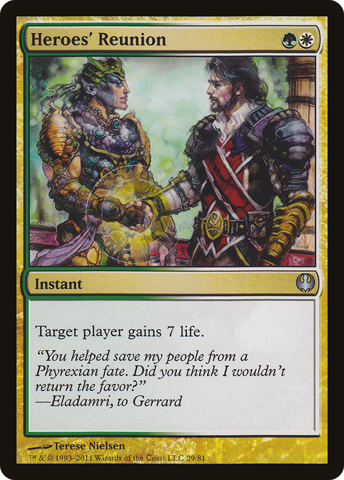 Heroes' Reunion (DDG-029) - Duel Decks: Knights vs. Dragons