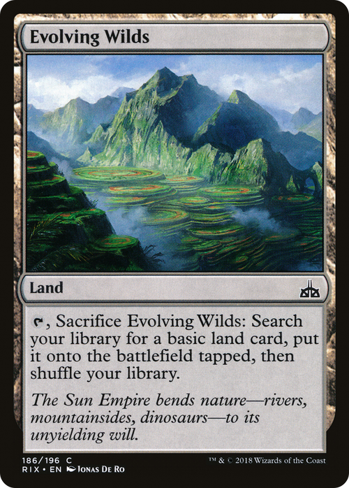 Evolving Wilds (RIX-186) - Rivals of Ixalan
