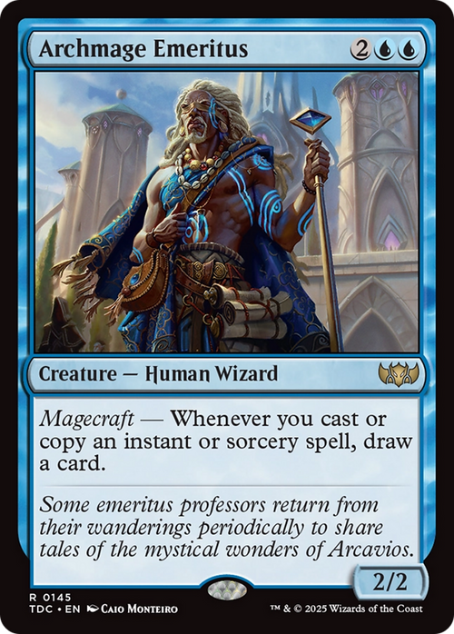 Archmage Emeritus (TDC-145) - Commander: Tarkir: Dragonstorm