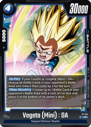 Vegeta (Mini) - FP-041 (FP-041) - Rivals Clash Release Event Cards