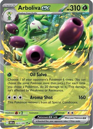 Arboliva ex 023  - Holofoil SV10 Destined Rivals - Double Rare