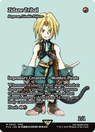 Zidane Tribal - Ragavan, Nimble Pilferer (Showcase) (FCA-043) - FINAL FANTASY: Through the Ages Foil