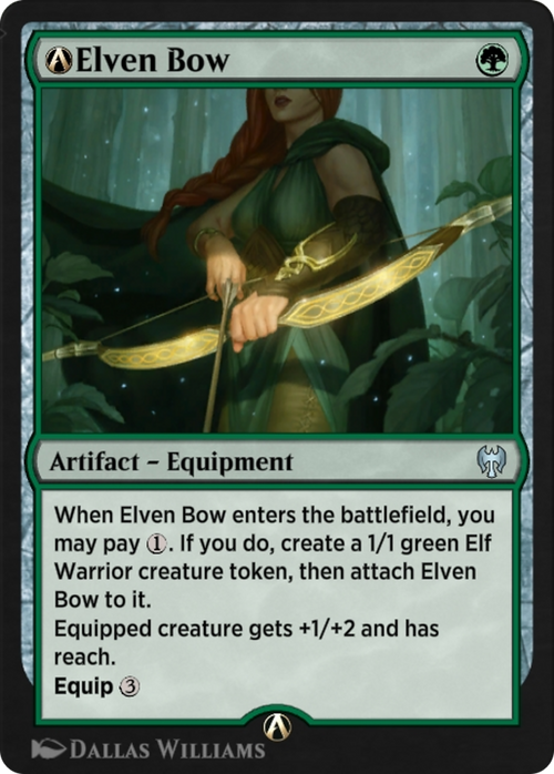 A-Elven Bow (KHM-A-166) - Kaldheim