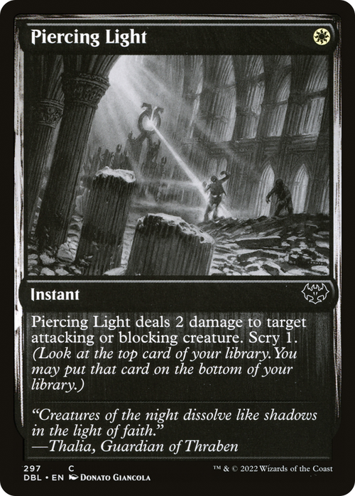 Piercing Light (DBL-297) - Innistrad: Double Feature Foil