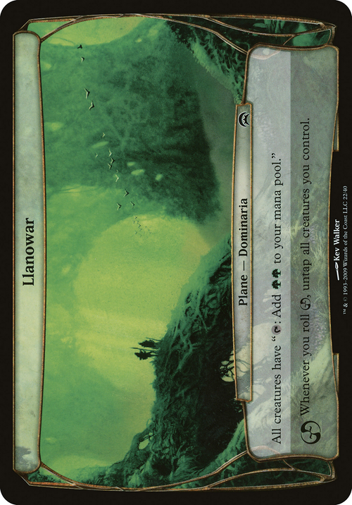 Llanowar (Planechase) (OVER-022) - Planechase Planes