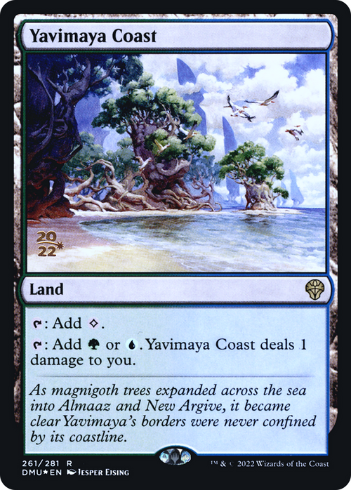 Yavimaya Coast (PRE-261) - Dominaria United Promos Foil