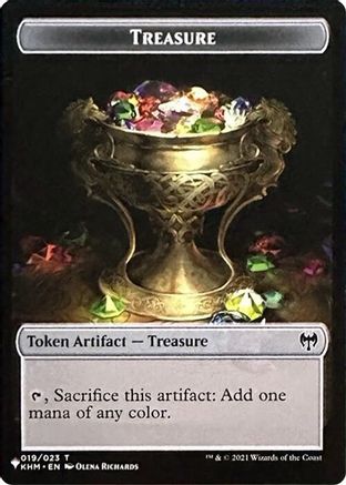 Treasure // Egg Double-Sided Token (LIST-19 // 8) - Secret Lair Drop Series