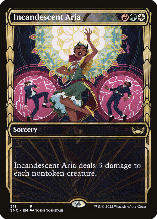 Incandescent Aria (Showcase) (SNC-311) - Streets of New Capenna: (Showcase)