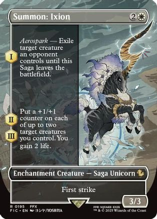Summon: Ixion (Borderless) (FIC-195) - Commander: FINAL FANTASY