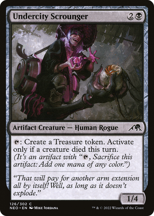 Undercity Scrounger (NEO-126) - Kamigawa: Neon Dynasty
