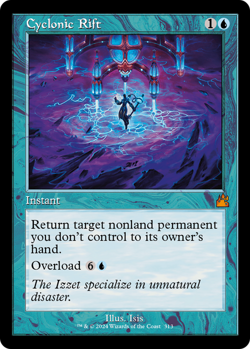 Cyclonic Rift (Retro Frame) (RVR-313) - Ravnica Remastered Foil