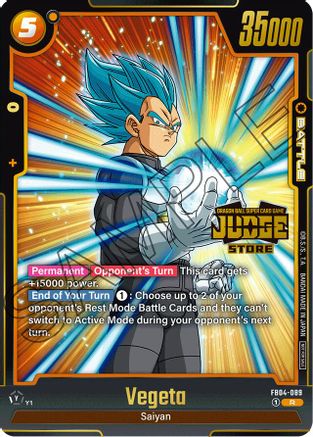 Vegeta (Judge Pack (Store Judge) 03) (FB04-089) - Tournament and Championship Promos Holofoil