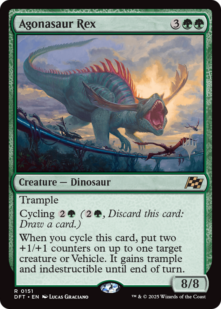 Agonasaur Rex (PPDFT-151P) - Promo Pack: Aetherdrift Foil