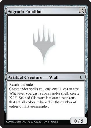 Sagrada Familiar (-) - Un-Known Event Playtest Cards