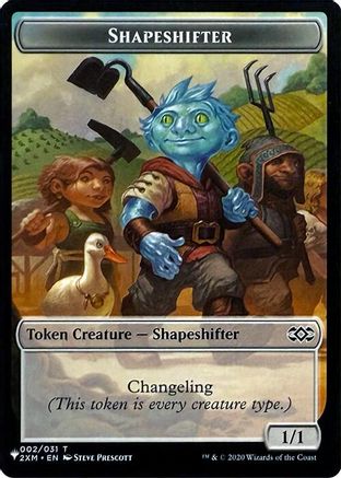 Shapeshifter // Dog Double-Sided Token (LIST-2 // 1) - The List Reprints