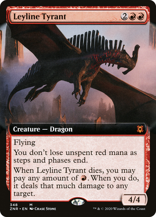 Leyline Tyrant (Extended Art) (ZNR-348) - Zendikar Rising: (Extended Art)