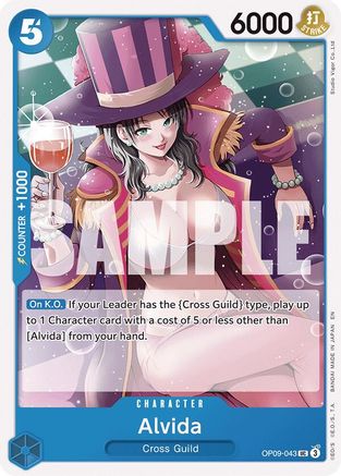 Alvida (Reprint) (OP09-043) - Starter Deck 25: BLUE Buggy
