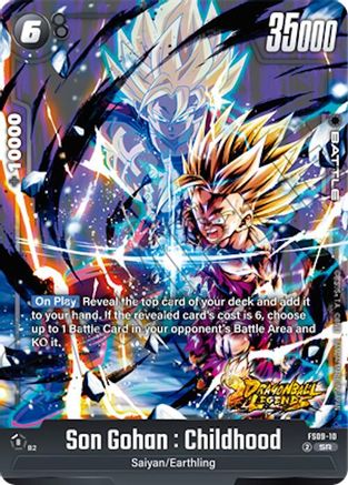 Son Gohan : Childhood (FS09-10) - Starter Deck 9 Shallot Holofoil