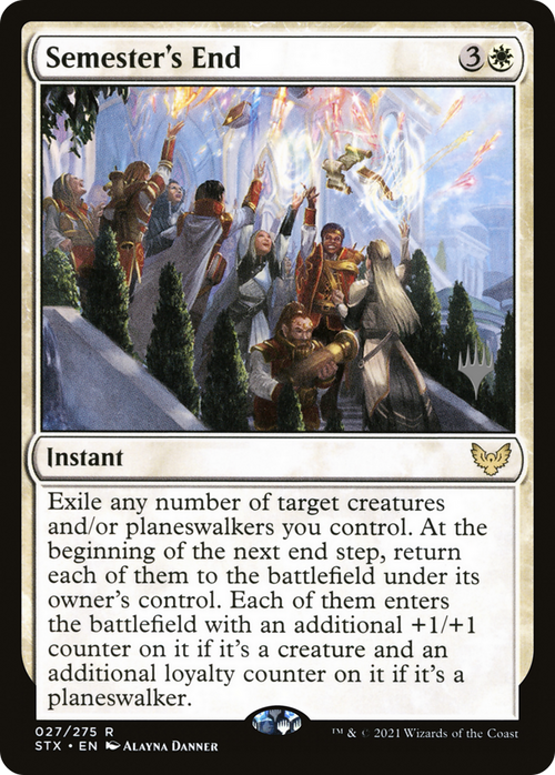 Semester's End (PPSTX-27P) - Strixhaven: School of Mages Promos