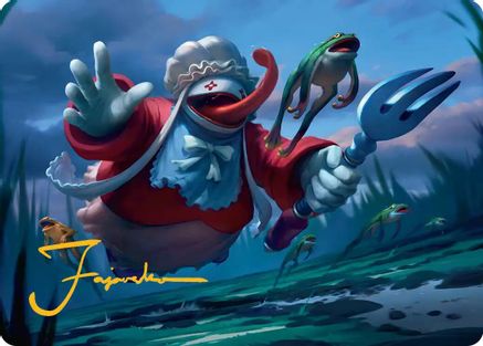 Quina, Qu Gourmet Art Card (Gold-Stamped Signature) (AAFIN-011) - Art Series: FINAL FANTASY