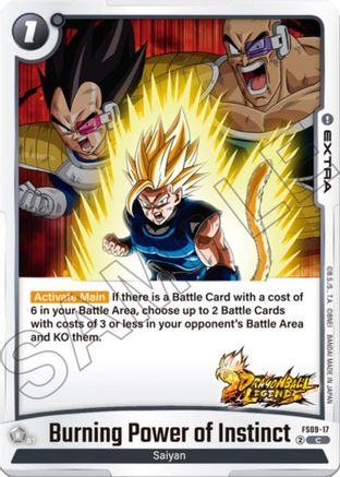 Burning Power of Instinct (FS09-17) - Starter Deck 9 Shallot