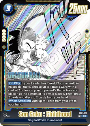 Son Goku : Childhood - SB01-018 (SB01-018) - Manga Booster 01 Holofoil