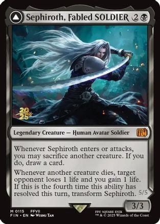 Sephiroth, Fabled SOLDIER (PRE-115) - Prerelease Cards Foil