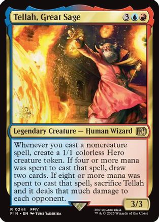 Tellah, Great Sage (PRE-244) - Prerelease Cards Foil