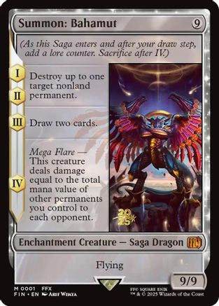 Summon: Bahamut (PRE-001) - Prerelease Cards Foil