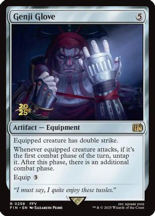 Genji Glove (PRE-258) - Prerelease Cards Foil