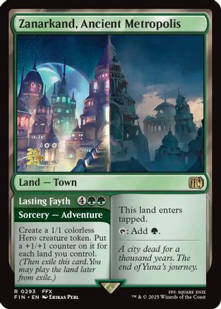 Zanarkand, Ancient Metropolis (PRE-293) - Prerelease Cards Foil